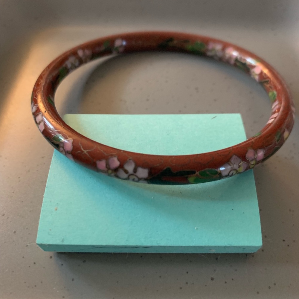 Cloisonné Vintage enamel bracelet